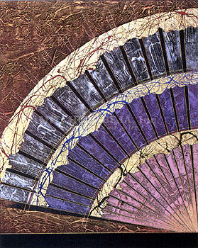 Gilded Fan I