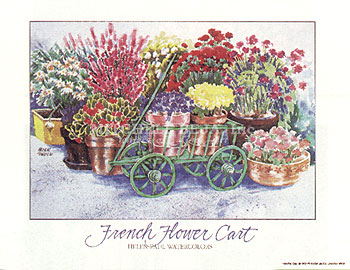 French Flower Cart