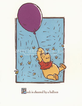 Pooh is Cheered by a Ballon
