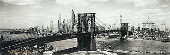 The Brooklyn Bridge, New York City 1938
