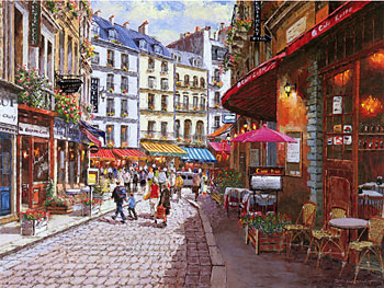Streets of Paris (Suite of 4)